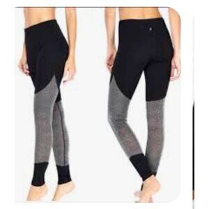 Electric Yoga High-Rise Colorblock Leggings | Size [XS/S/ | Black Gray